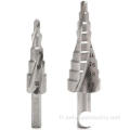 HSS Spiral Flute Step Drill Bit